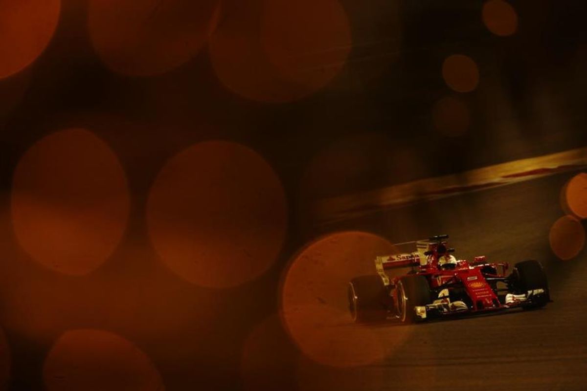 Vettel quickest again in Bahrain FP2 despite stopage