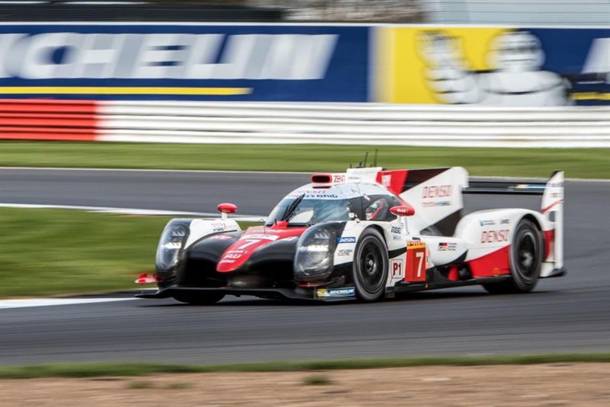 Toyota will start the WEC 6 Hours of Silverstone with both cars on the front row