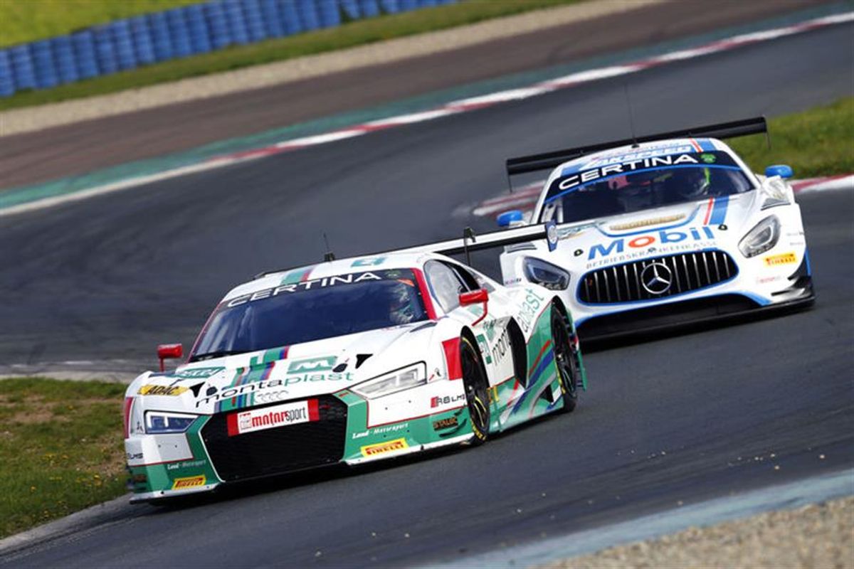 Ten Audi R8 LMS in the ADAC GT Masters