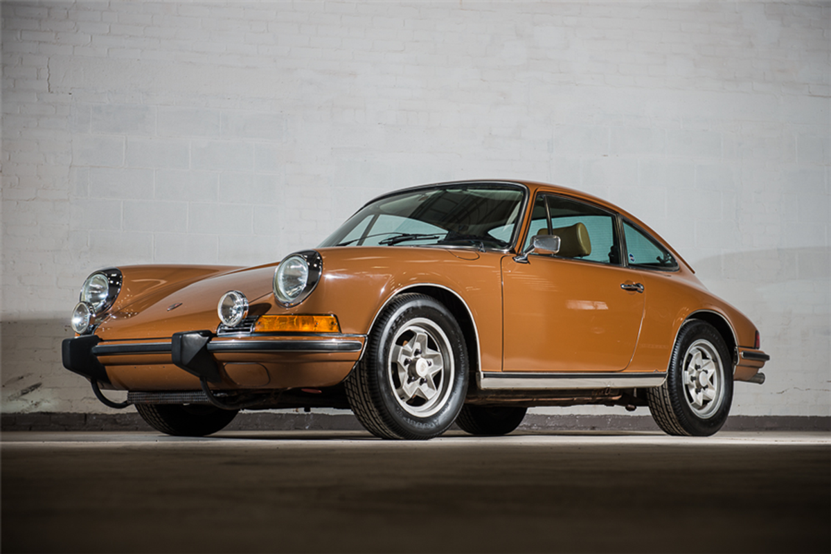 1973 Porsche 911 'T' awaits an astute buyer at Silverstone's May Sale