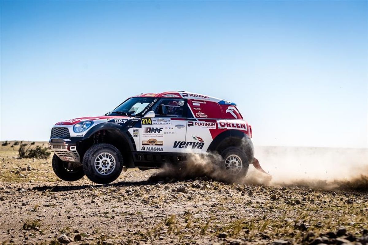 Przygonski and Colsoul podium for Mini on Qatar Cross Country Rally