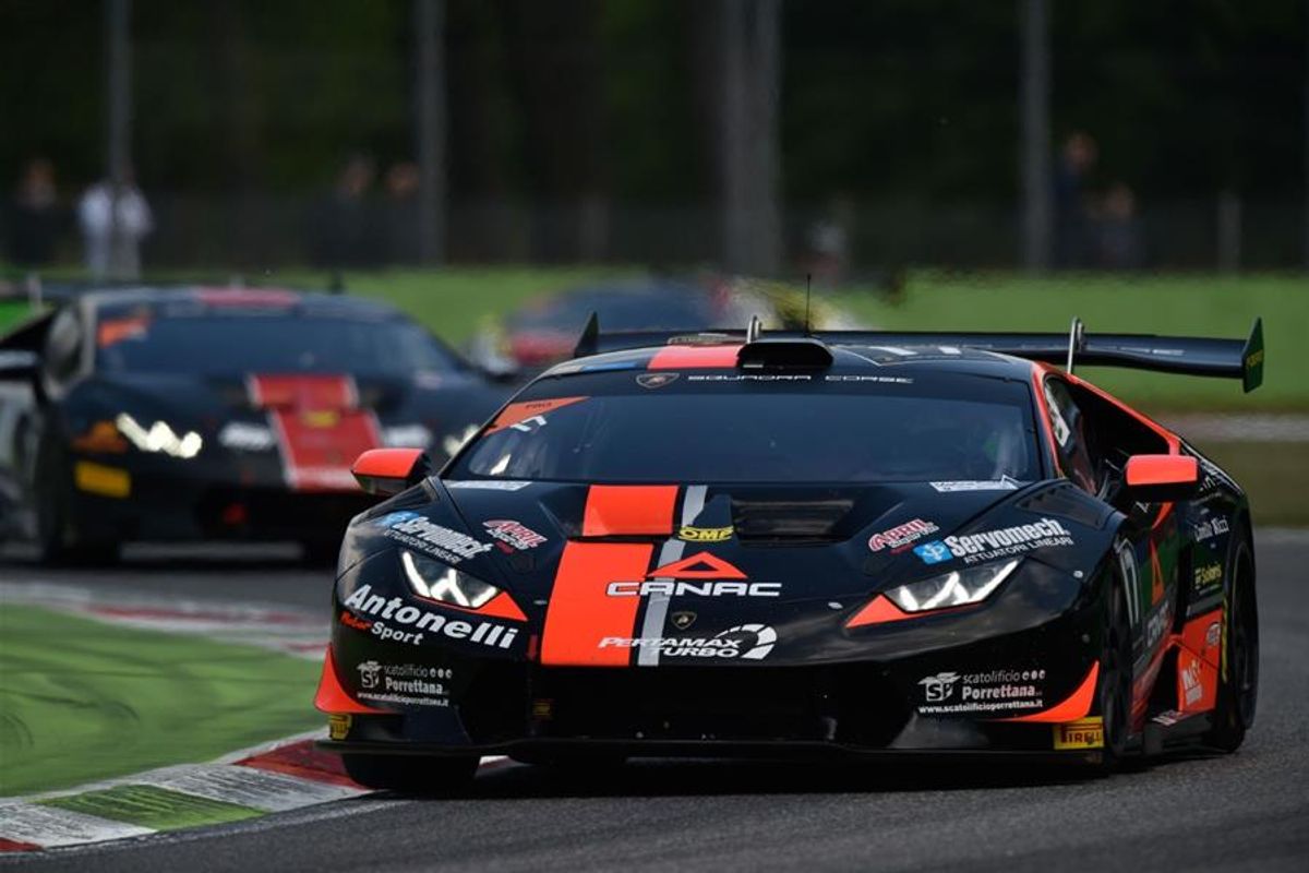 Spinelli and Grenier win Lamborghini Super Trofeo Europe Race 2 at Monza