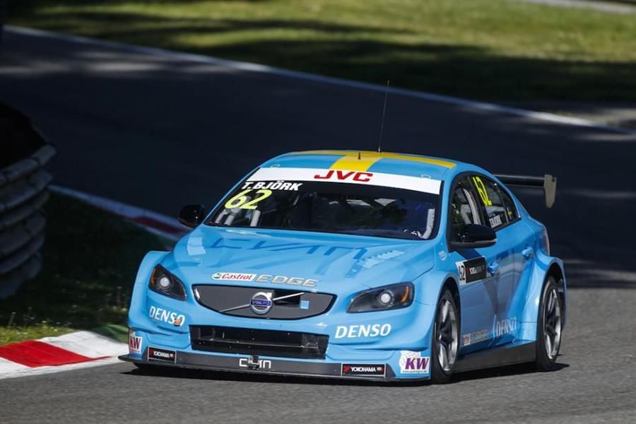 Polestar Cyan Racing's Thed Bjork on Monza WTCC pole