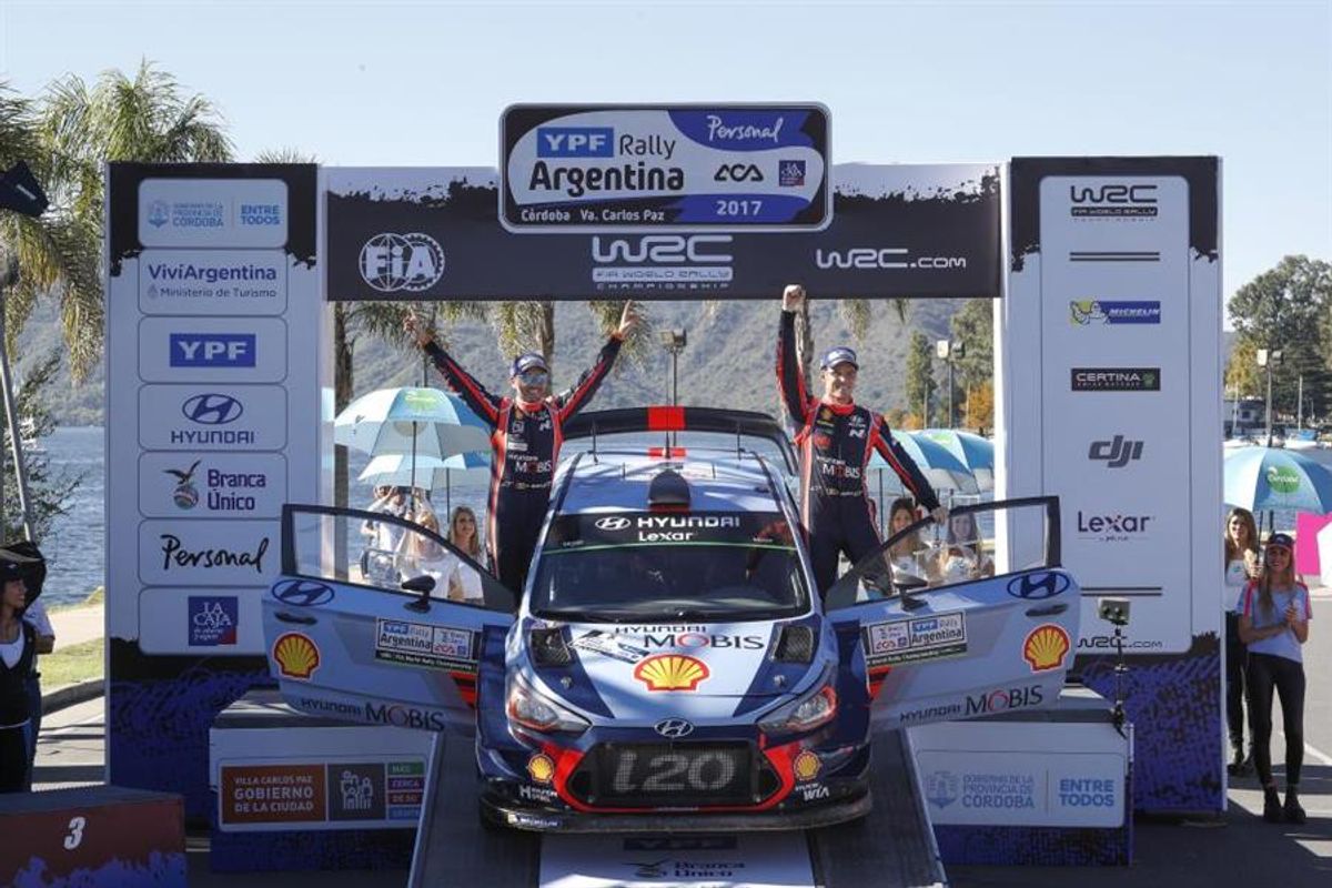 Neuville wins Argentine Rally thriller, heartbreak for Evans