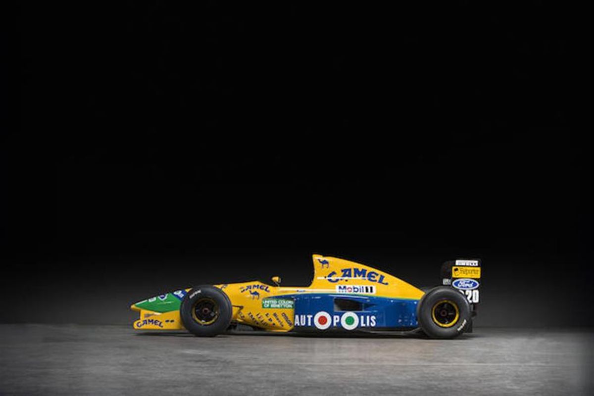 Schumacher and Piquet's GP winner offered at Bonhams Spa sale