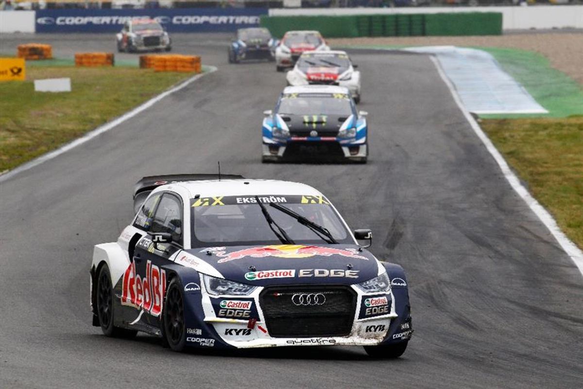 Ekstrom takes World RX hat-trick after winning Hockenheim RX 