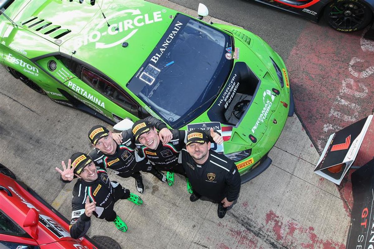 GRT Grasser Racing Team's Lamborghini claims nail-biting 3 Hours of Silverstone