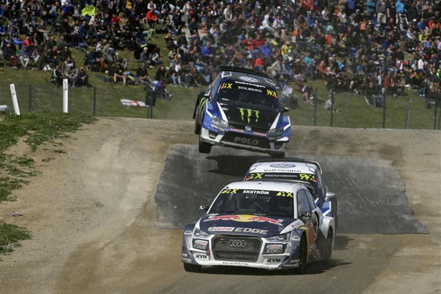 Ekstrom finishes fourth in Belgium RX but continues to lead standings