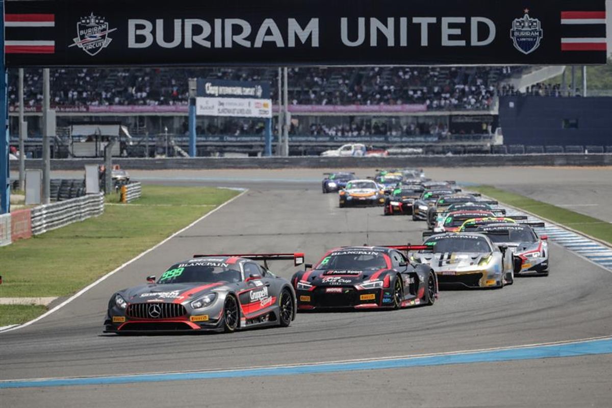 Unpredictable Blancpain GT Asia weekend for GruppeM ends with victory