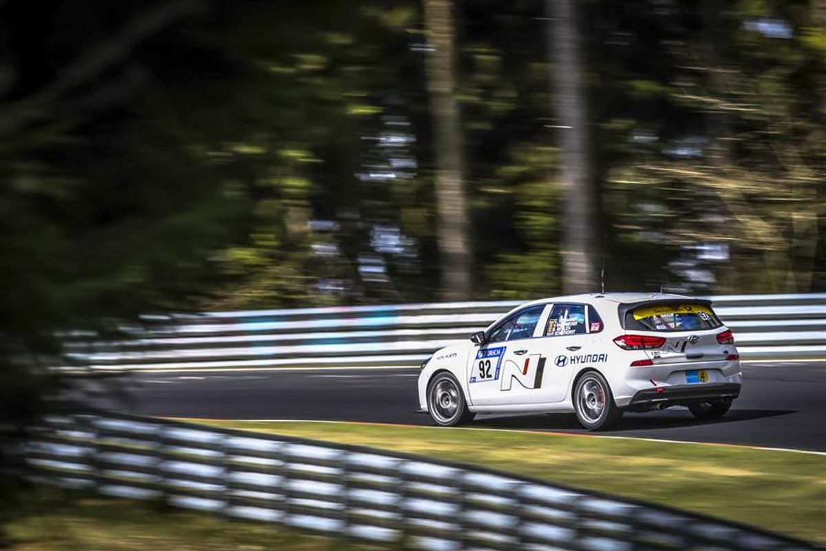 Final test for Hyundai i30 N during Nurburgring 24hrs