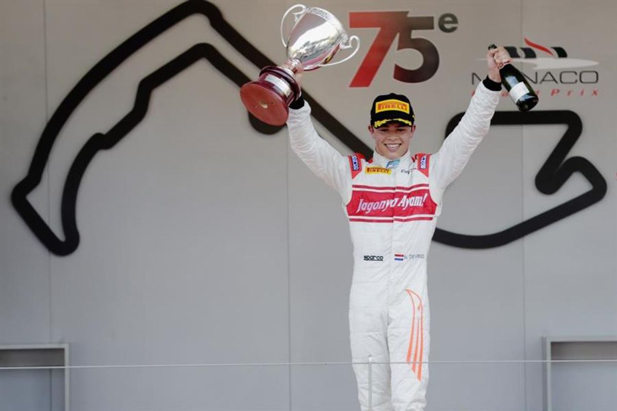 De Vries wins Monaco F2 Sprint
