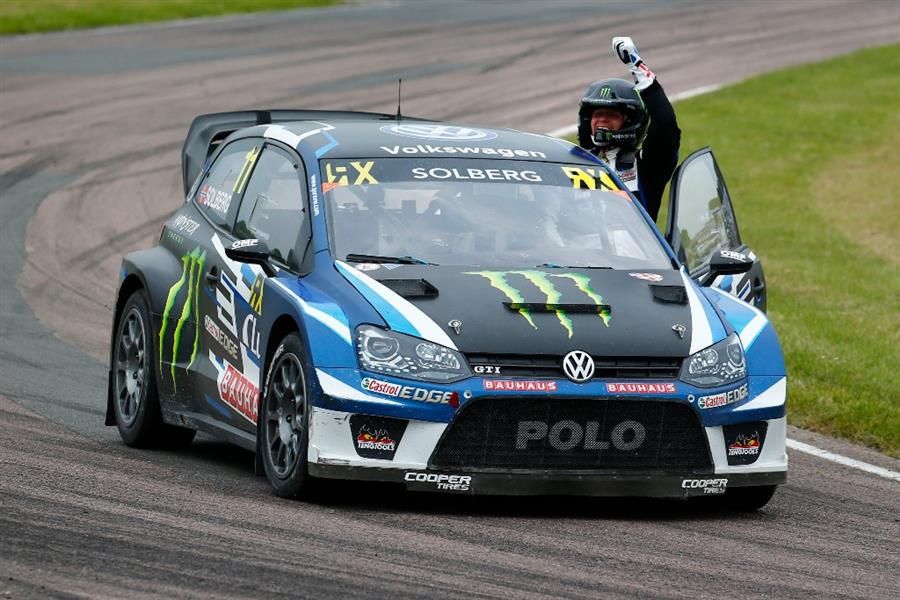 Solberg and PSRX Volkswagen Sweden take double Rallycross podium at Lydden Hill