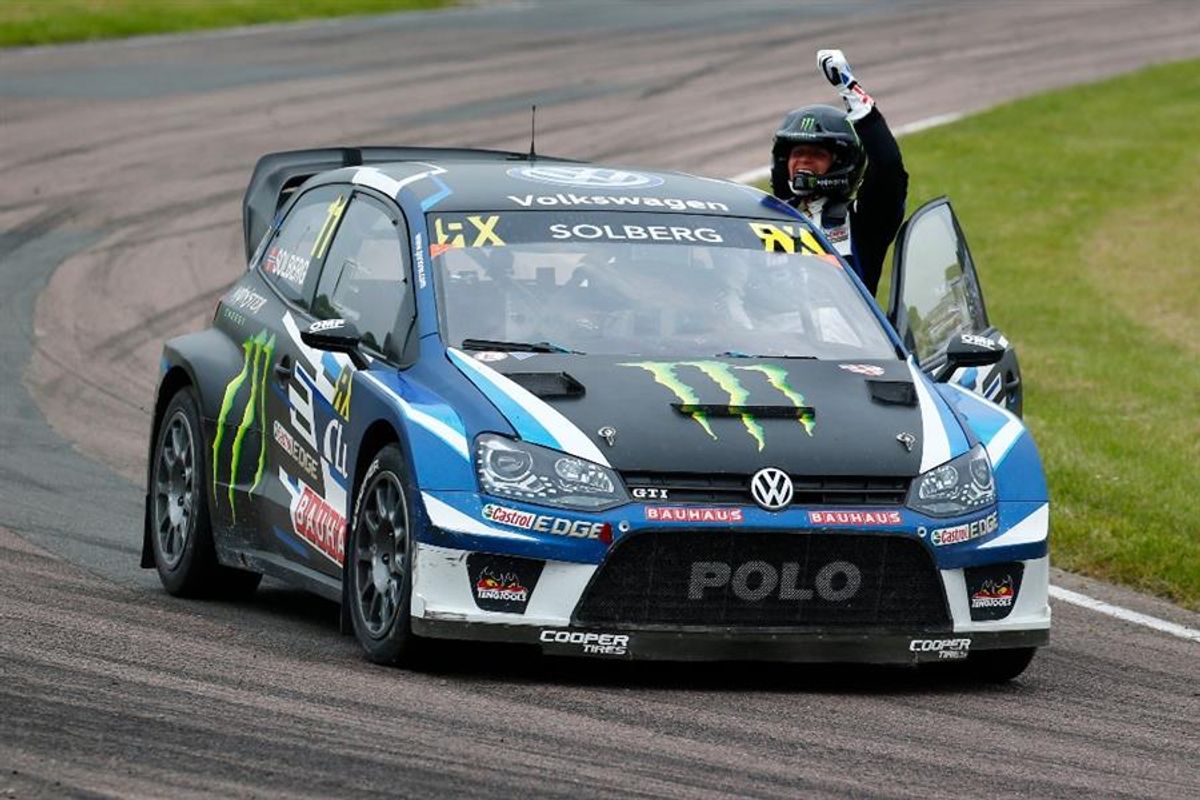 Solberg and PSRX Volkswagen Sweden take double Rallycross podium at Lydden Hill