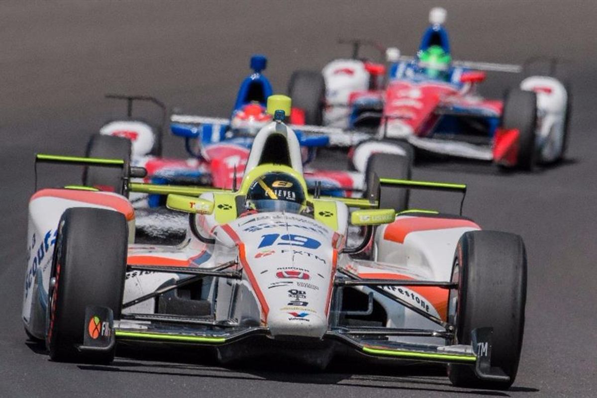 Brit Ed Jones speeds to top three finish on dazzling Indianapolis 500 debut