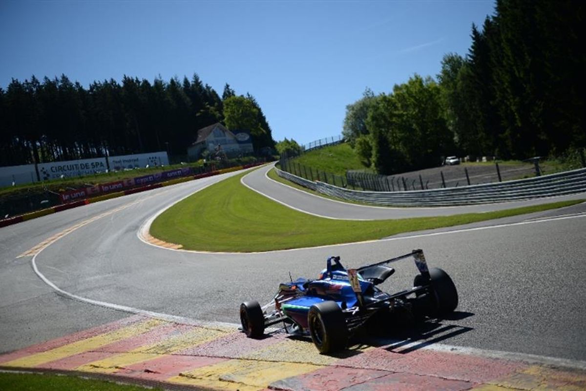 EuroFormula Open silverware at Spa for Tarun Reddy
