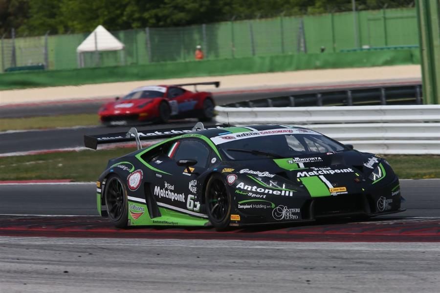 Antonelli Motorsport's Lamborghini Huracan GT3 takes Italian GT season first win