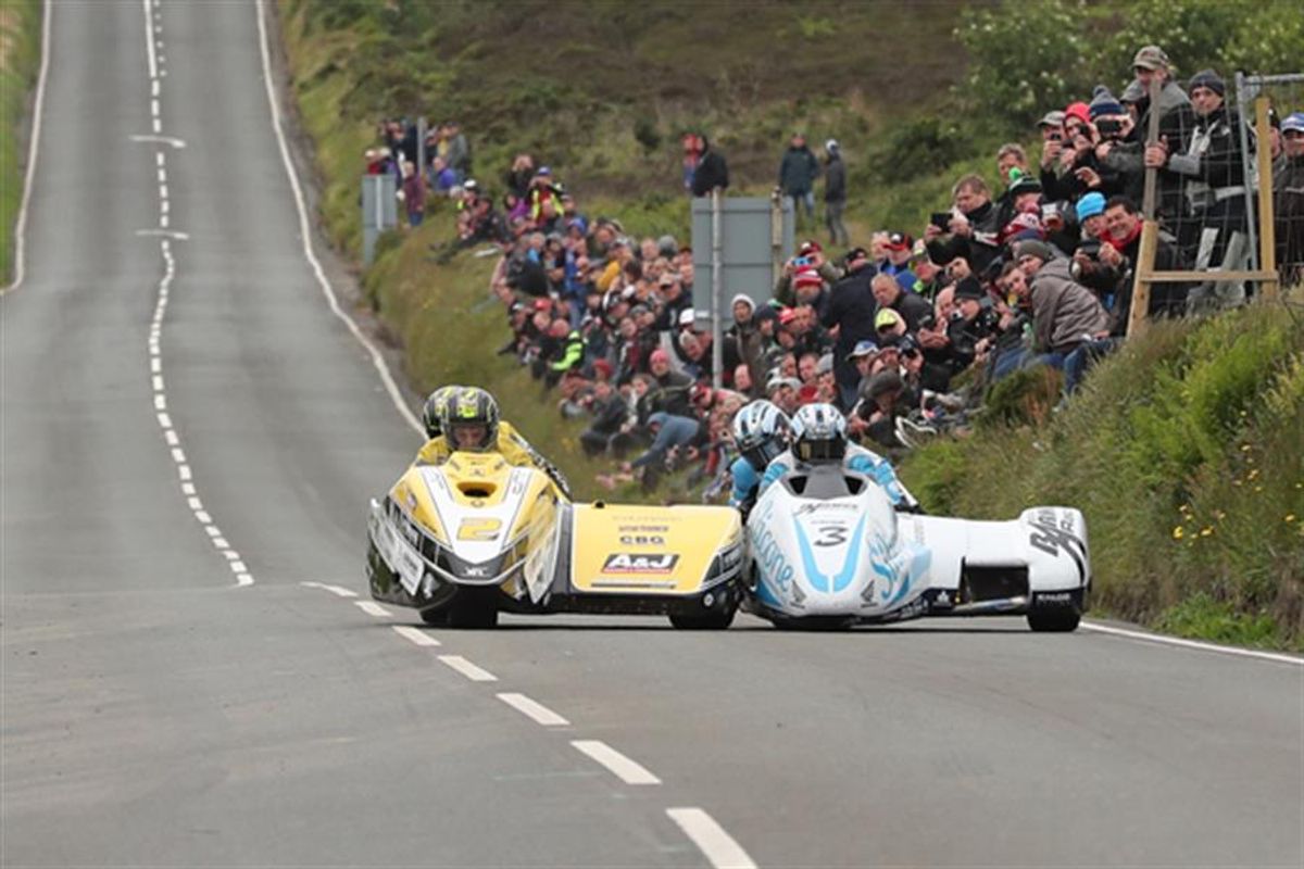Birchalls set new TT lap record in fifth IOM TT Race Win