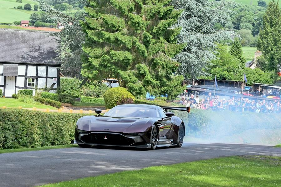 British Racing Green at Shelsley Walsh Hill Climb