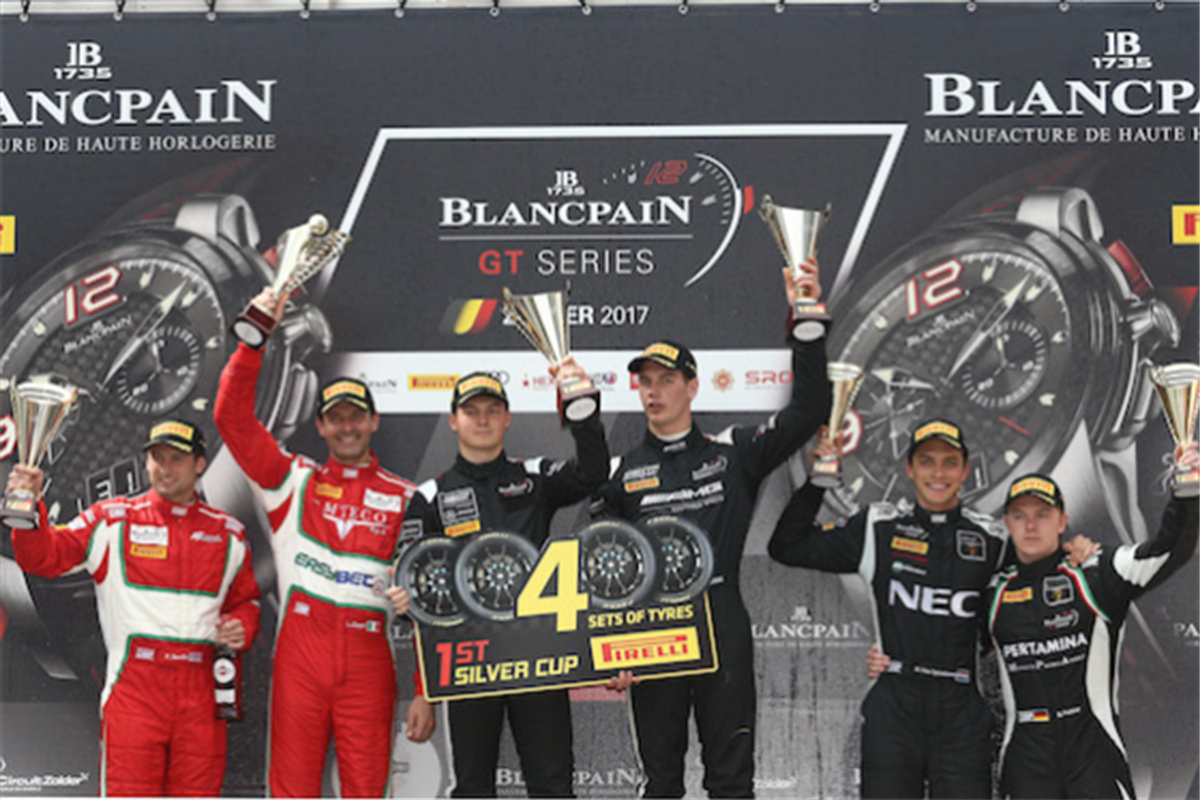 Another class podium for Phil Quaife in Zolder Blancpain GT
