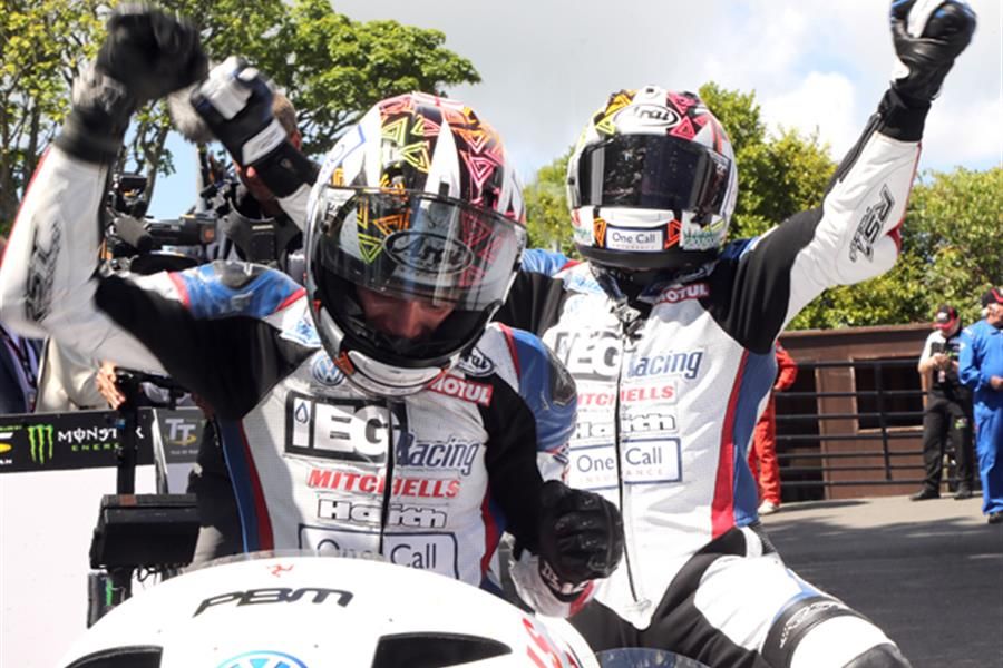 Birchalls take IOM TT Sidecar double
