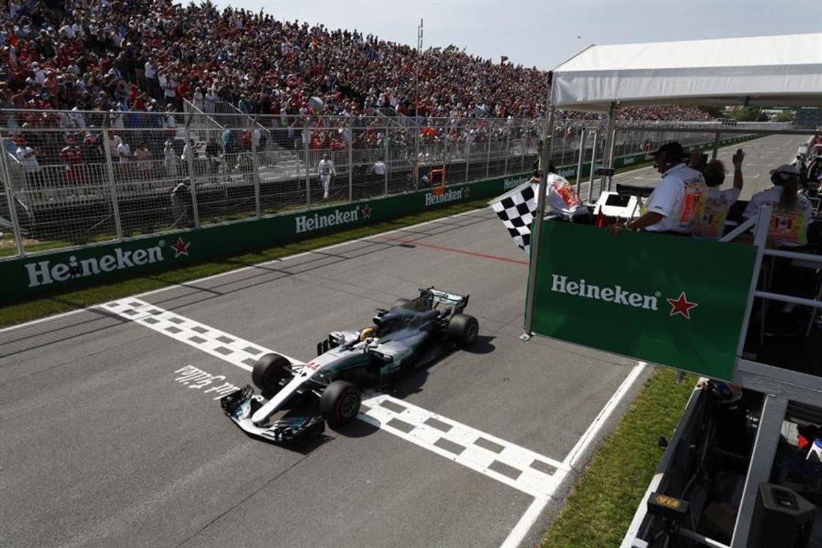 Hamilton wins Canadian GP