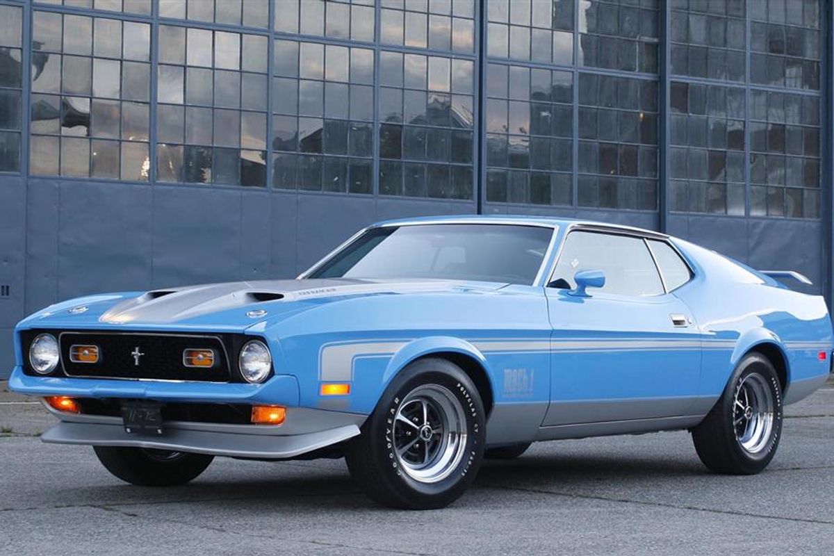MCA Concours Gold, Super Cobra Jet: '71 Mustang Mach 1 Fastback in Portland