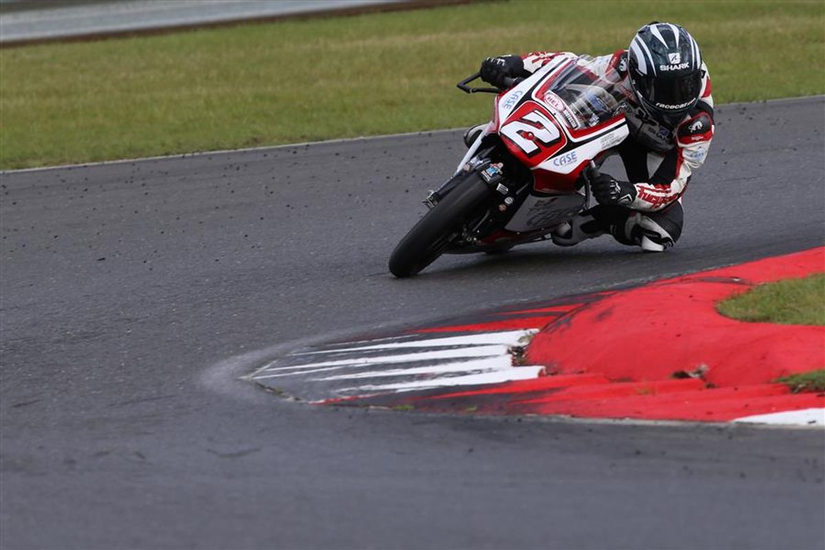 Thomas Strudwick ready to race in British Motostar Standard Class at Knockhill