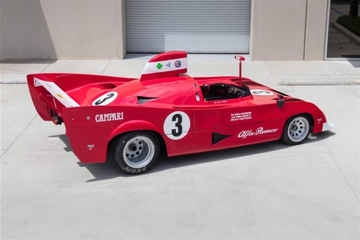 1975 Alfa Romeo Tipo 33 TT 12 on offer at Goodings Pebble Beach Auction