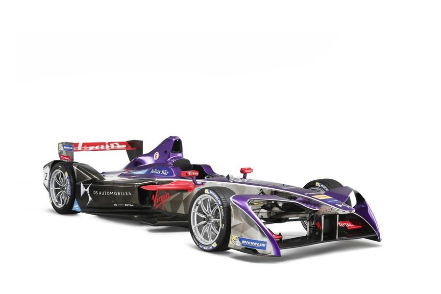 All-British line-up: Lynn, Bird and Sir Richard Branson for DS Virgin Racing in New York Formula E