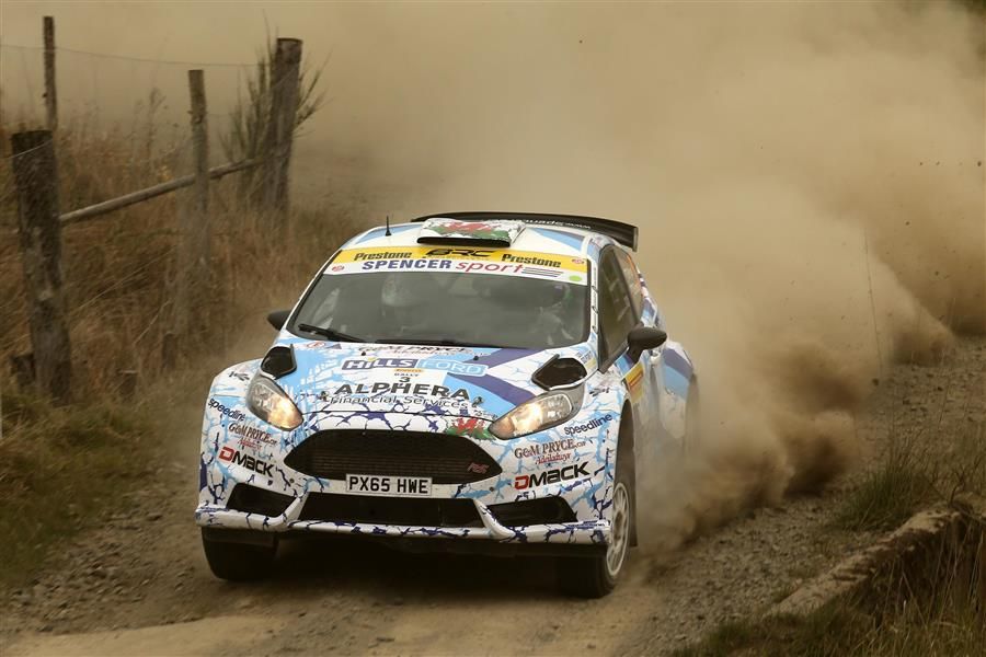 Osian Price leads as British Rally Championship heads to Wales