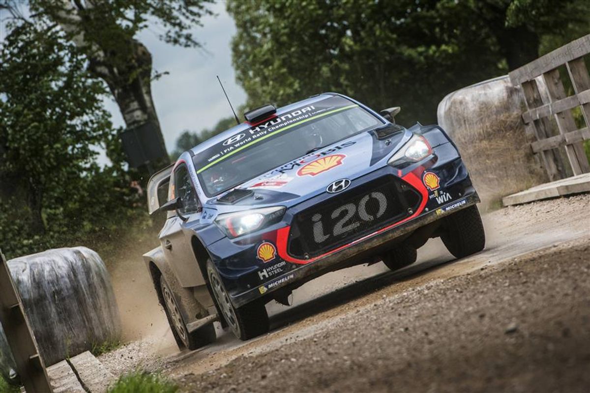 Neuville leads Rally Poland after gripping WRC duel with Ott Tanak