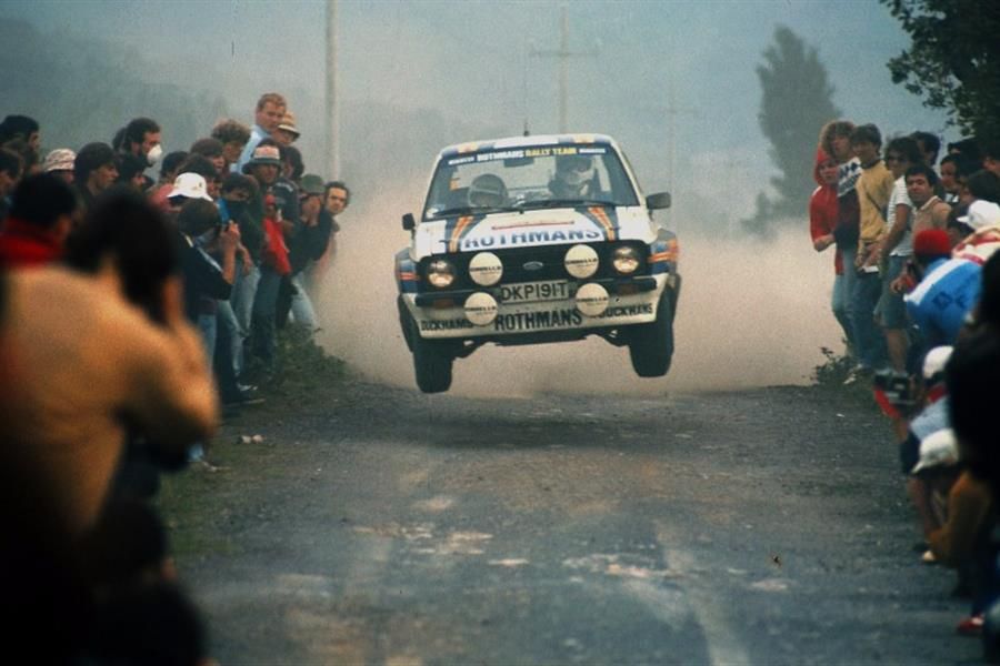 Rally God Ari Vatanen behind the wheel of an RS1800 in Glasgow's Ignition