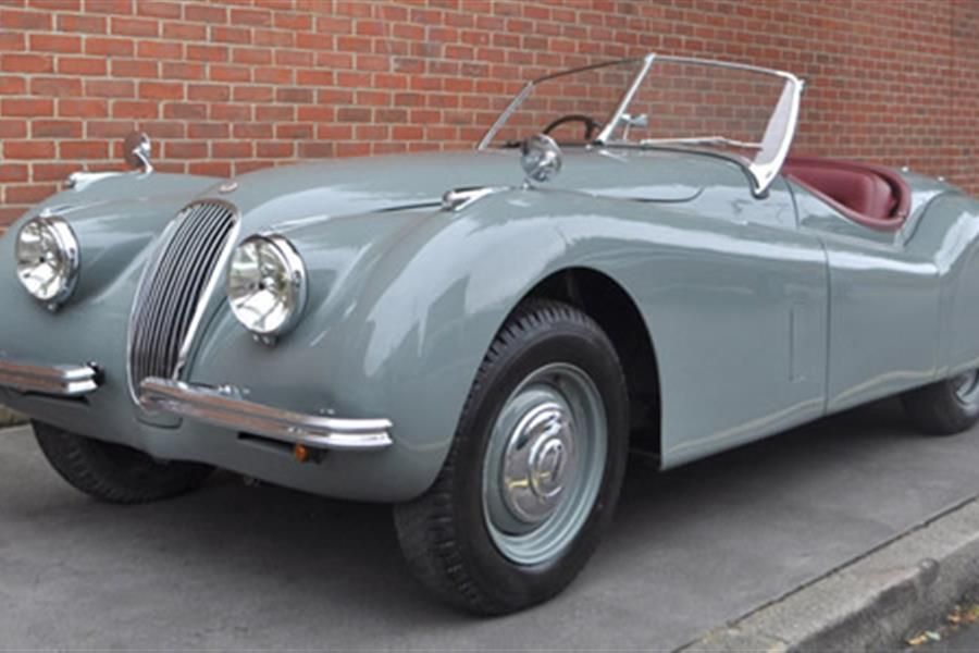 1951 Jaguar XK120 Roadster under the hammer at Coys Blenheim Palace sale