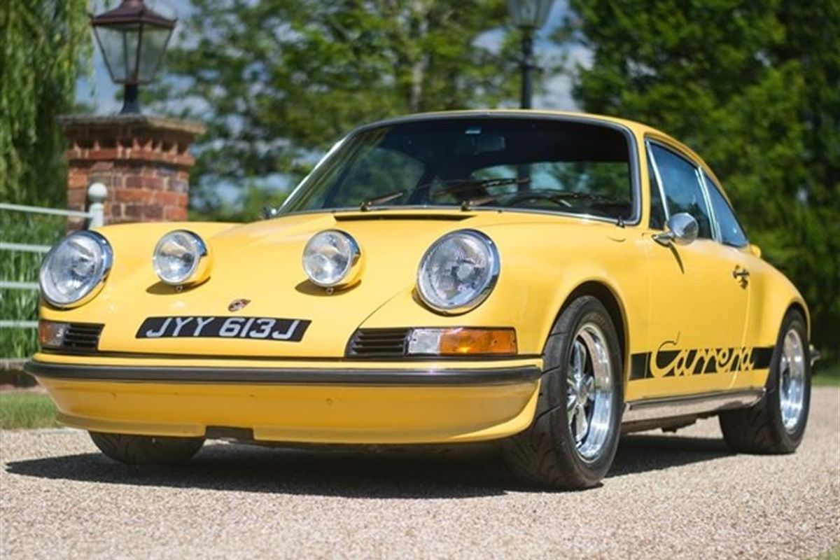 Good sale through rate for historics – this Porsche 911 ST rep netting £67k at Brooklands
