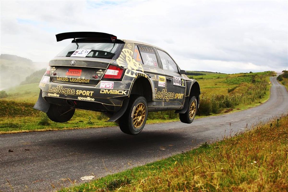 Fredrik Ahlin claims Nicky Grist Stages victory