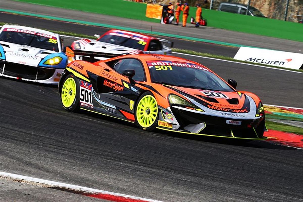Optimum Motorsport delighted with McLaren British GT pace at Spa