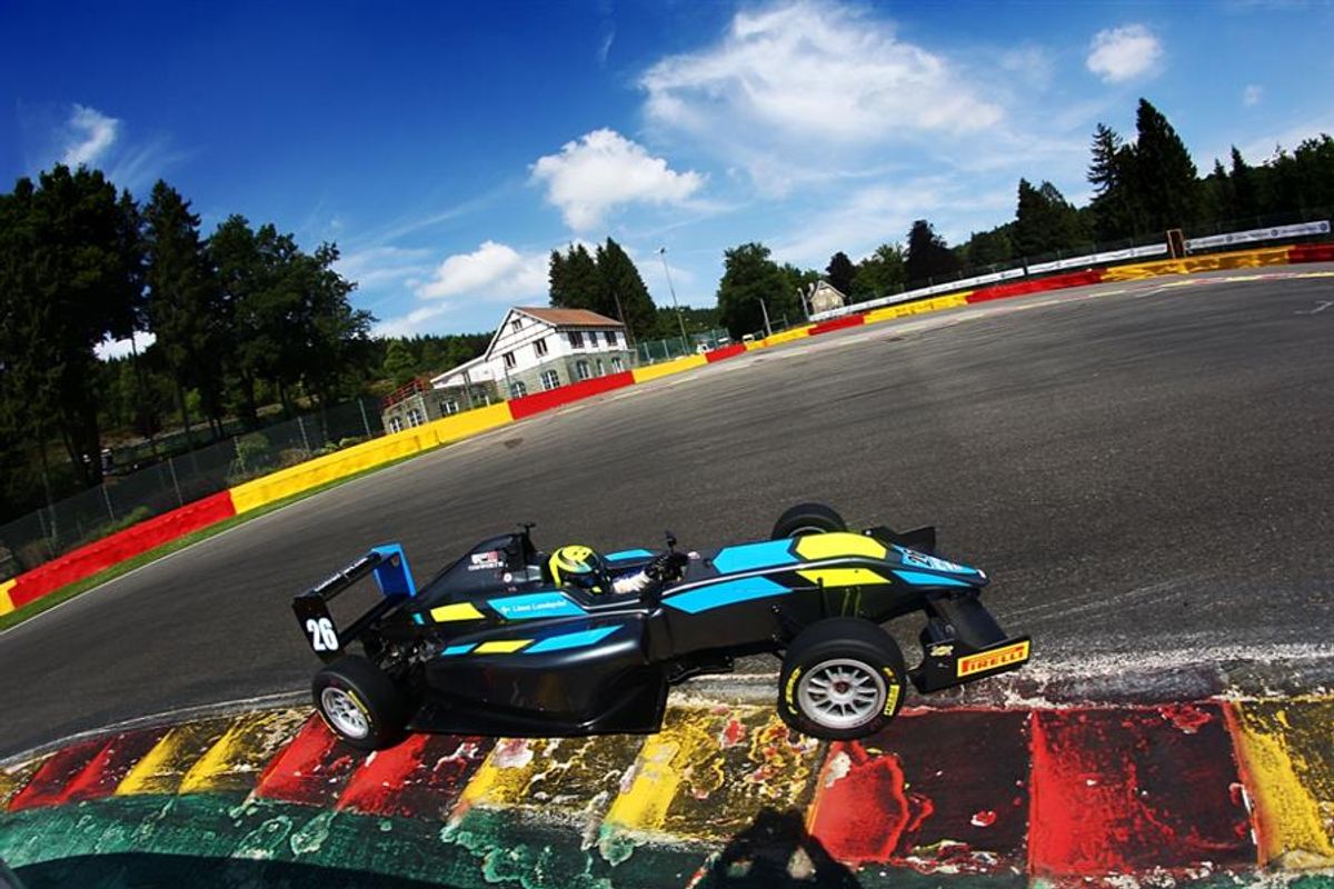 Guilherme Samaia bags maiden British F3 podium