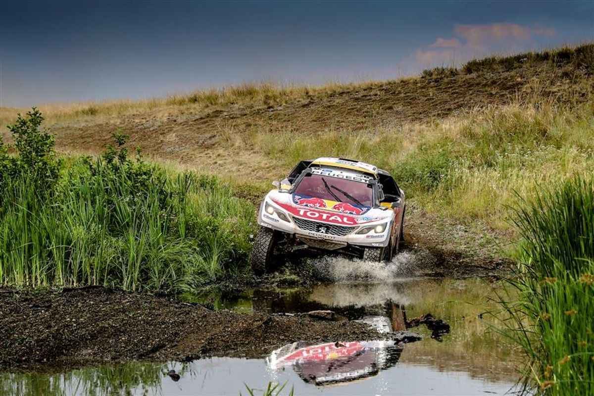 Cyril Despres sets his first fastest time of this year's Silk Way Rally