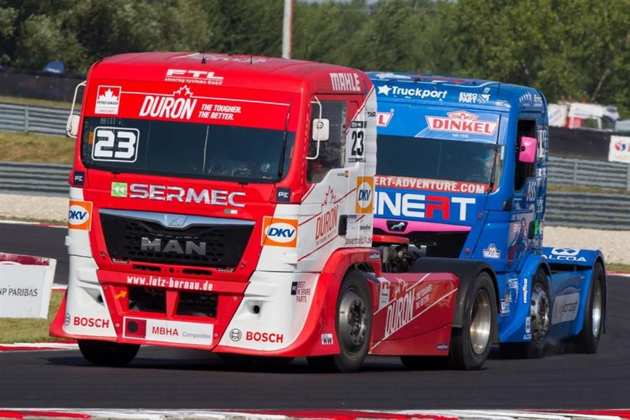 Norbert Kiss and Antonio Albacete win European Truck Racing Races of Slovakia