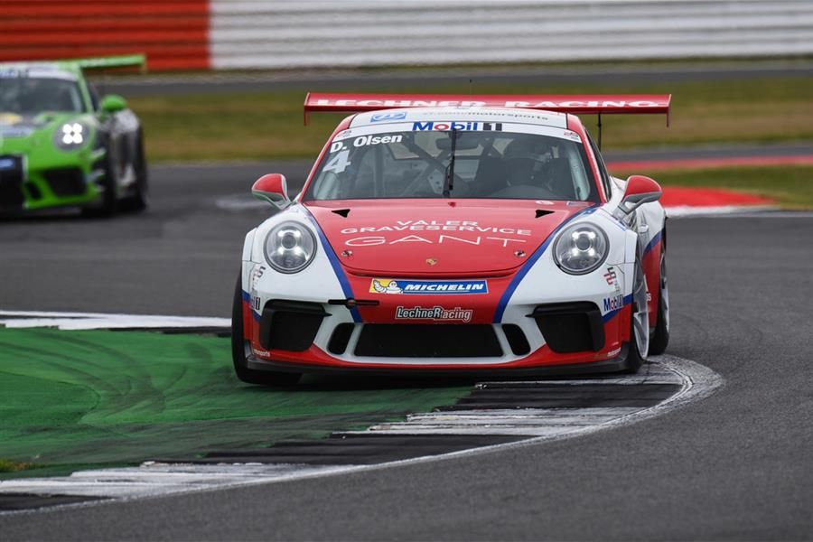 Porsche Junior Olsen posts pole position at Silverstone