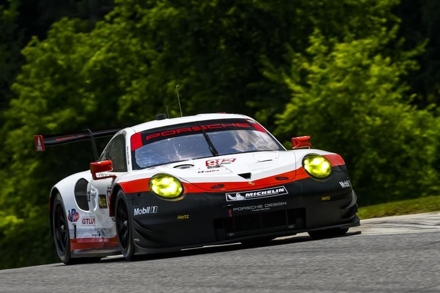 Third pole position in three weeks for the new 911 RSR at Lime Rock