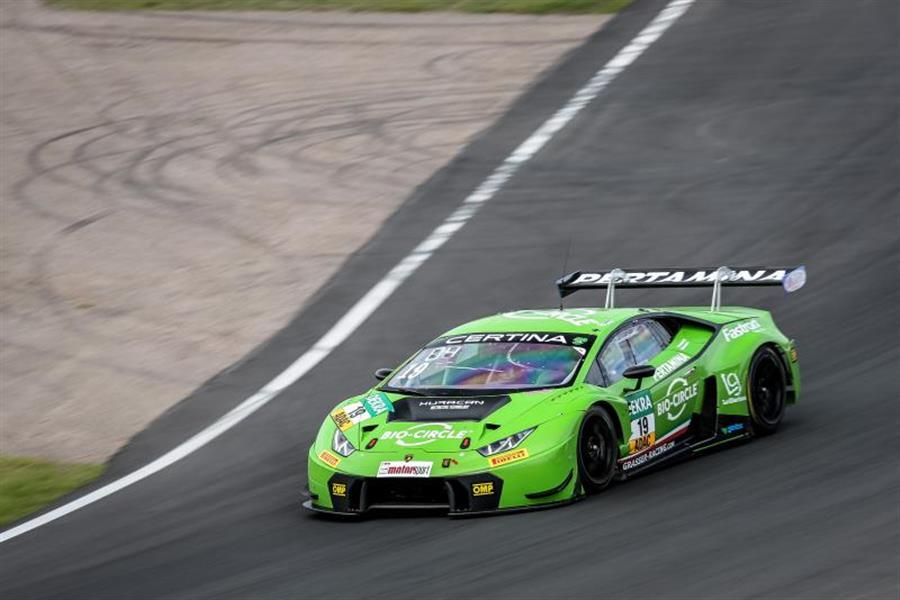 Bortolotti takes ADAC GT Masters pole position at Zandvoort for Lamborghini