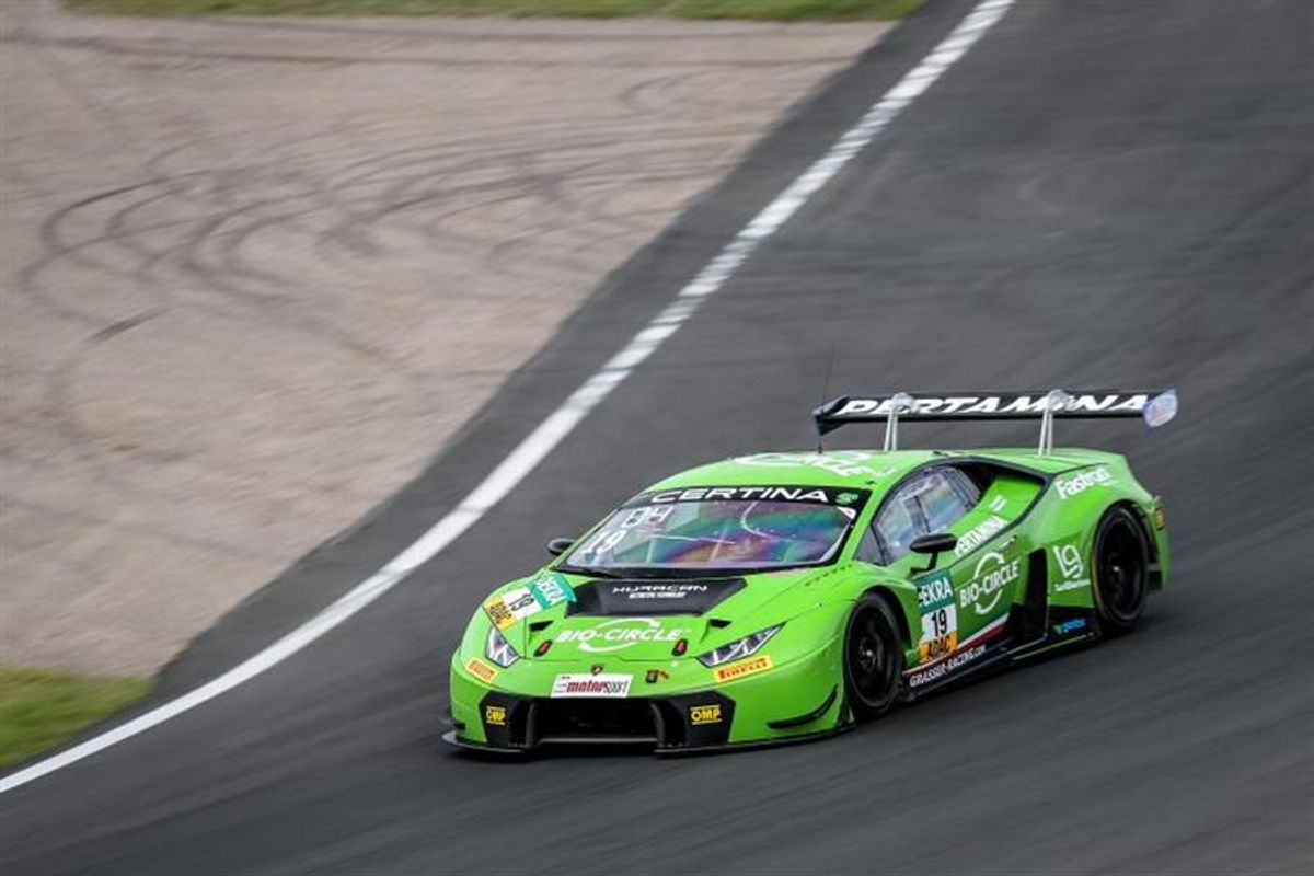 Bortolotti takes ADAC GT Masters pole position at Zandvoort for Lamborghini