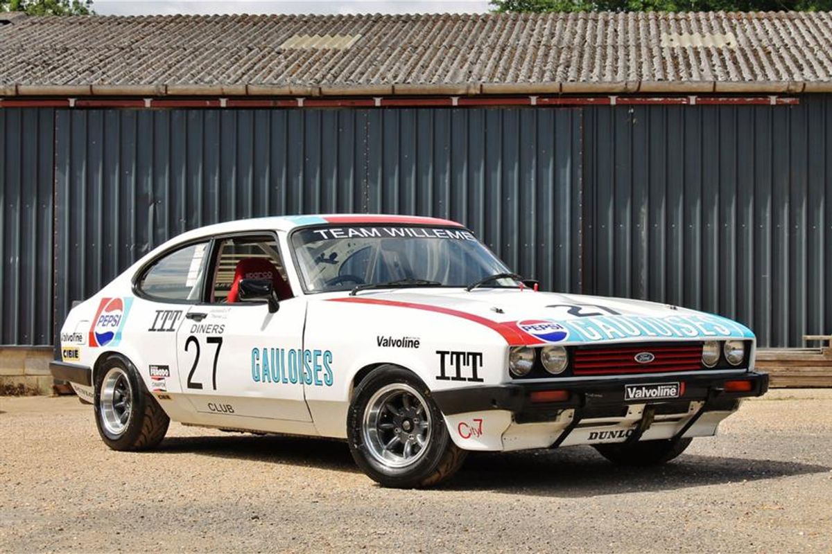 1980 Ford Capri Group 1 FIA on offer at Silverstone Classic Race Car