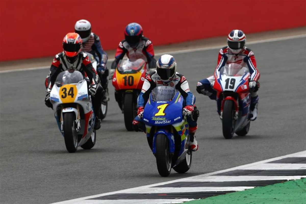 World GP Bike Legends out in force at Silverstone Classic