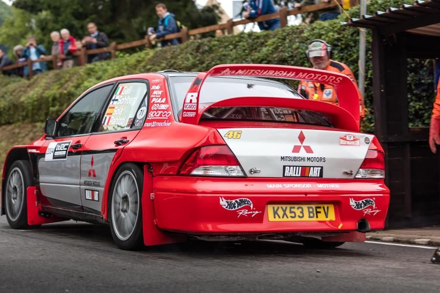World Rally Cars celebrated in Finnish style at Shelsley Walsh