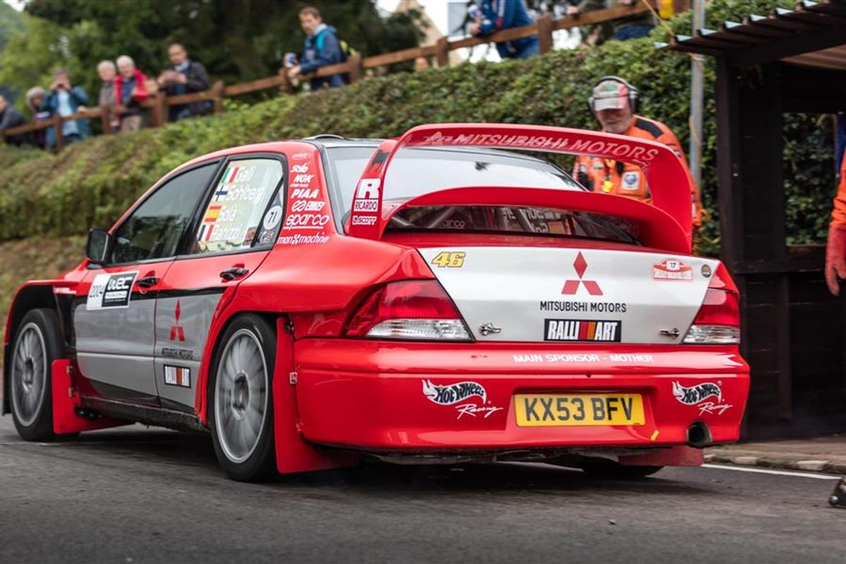 World Rally Cars celebrated in Finnish style at Shelsley Walsh