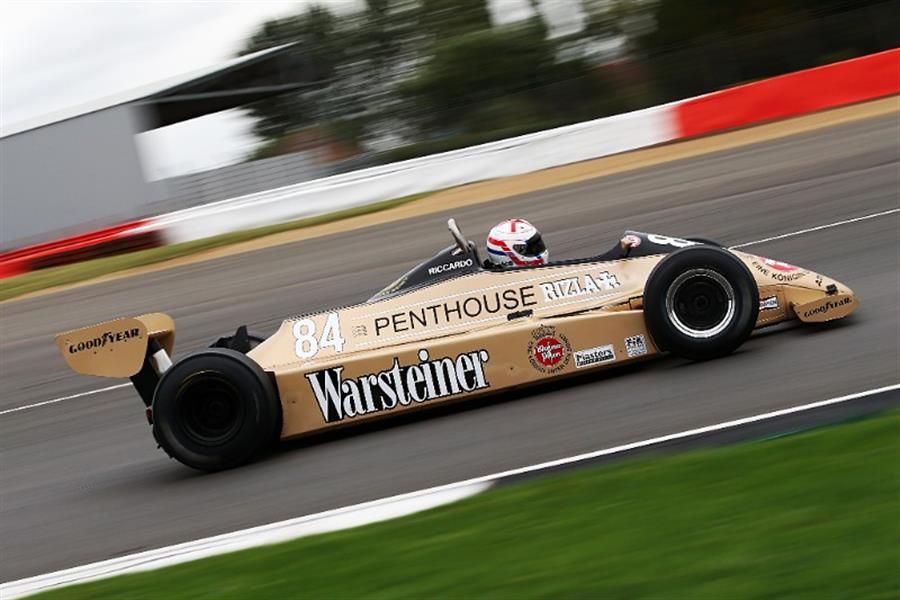 Gold standard as Arrows A3 on F1 pole for Silverstone Classic's Silver Anniversary