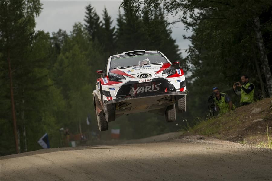 Rookie Lappi leads Rally Finland for Toyota Gazoo