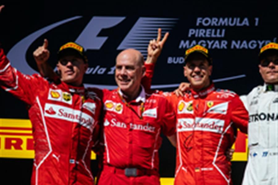 Vettel wins, Kimi second in Hungary